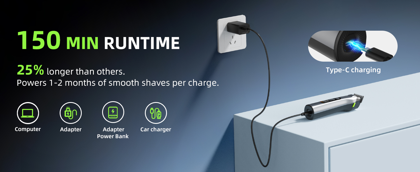 beard trimmer for men mens grooming kits hair clippers manscape body hair trimmer for men