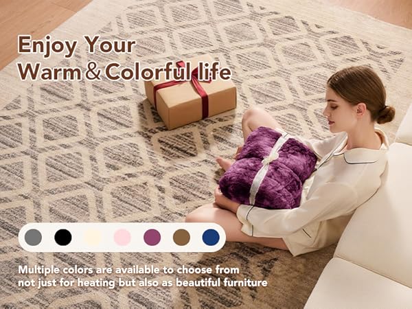 10 heat levels,1/2/4/6/8 hours auto shut off