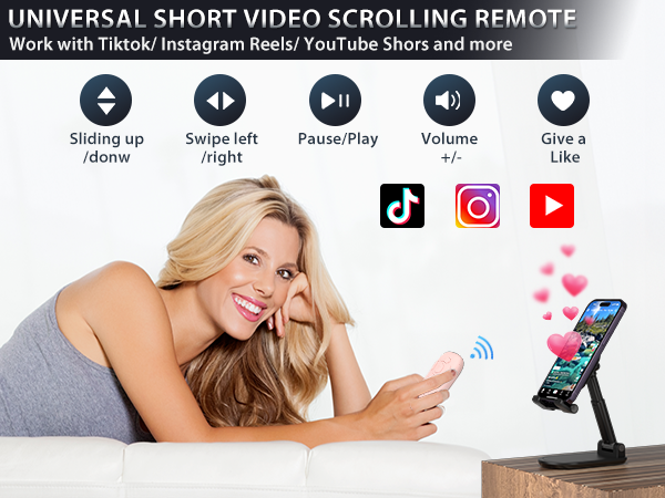tiktok scrolling remote