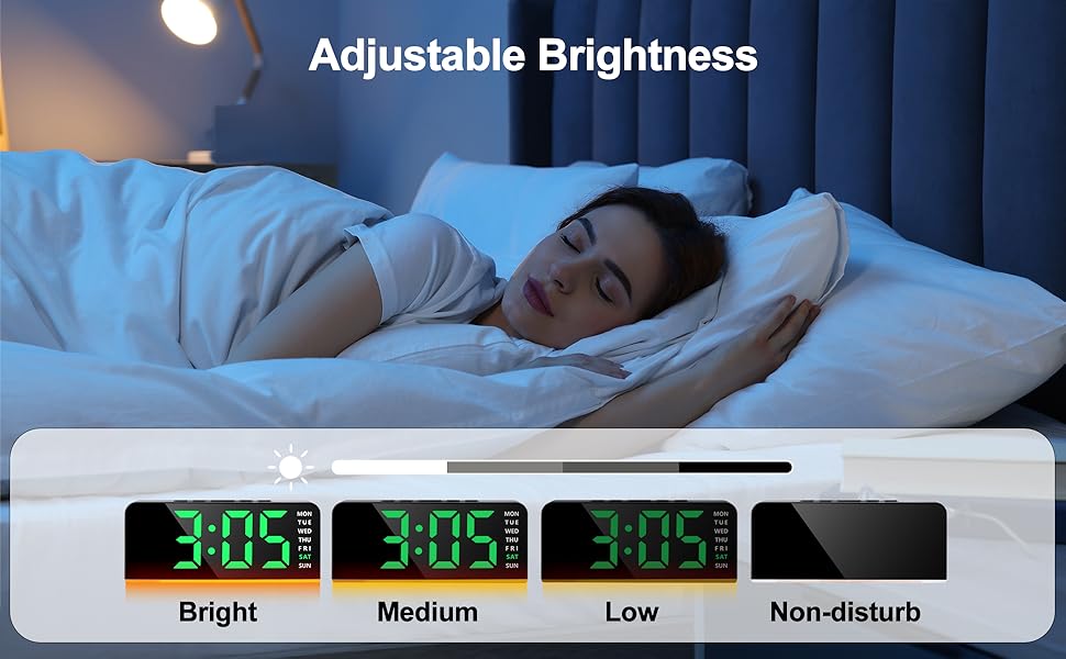 digital alarm clock for bedroom