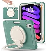 BATYUE Case for iPad mini 7 (A17 Pro) 2024/ Mini 6 8.3'' 2021,Full-Body Shockproof Protective Cas...