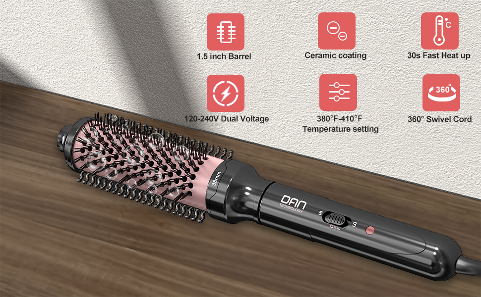 heated round brush