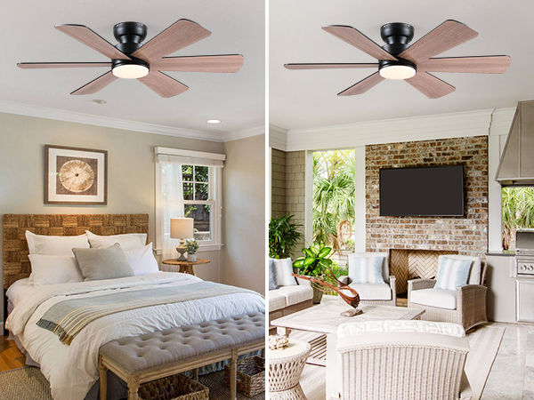 ceiling fan with lights patio