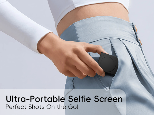 selfie monitor screen
