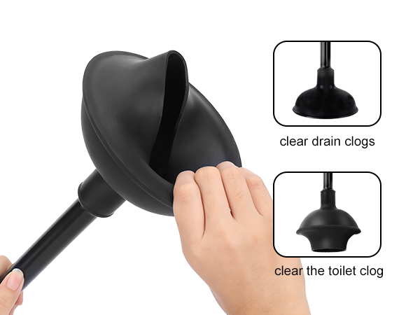 Toilet Brush and Plunger Set