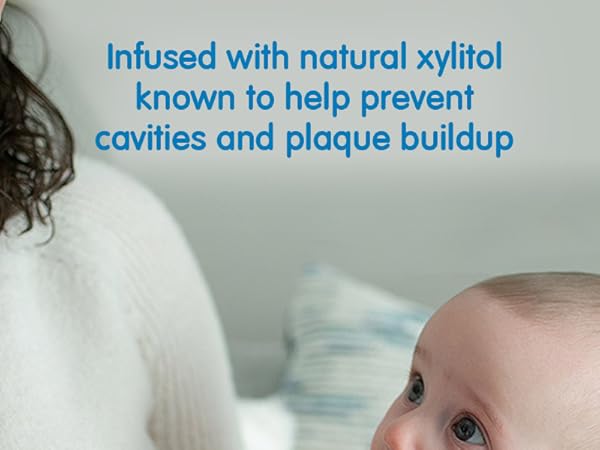 infused with natural xylitol known to help prevent cavities and plaque buildup
