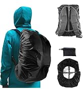 Frelaxy Waterproof Backpack Rain Cover, Upgraded Triple Waterproofing, Antislip Cross Buckle Stra...