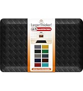 TranquilMoments 4/5 Inch Extra Thick Kitchen Mats for Floor,Non Slip Anti Fatigue Kitchen Rugs,Wa...