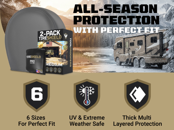 M-S1 - All-seaon rv tire covers