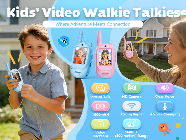 video walkie talkies for kids
