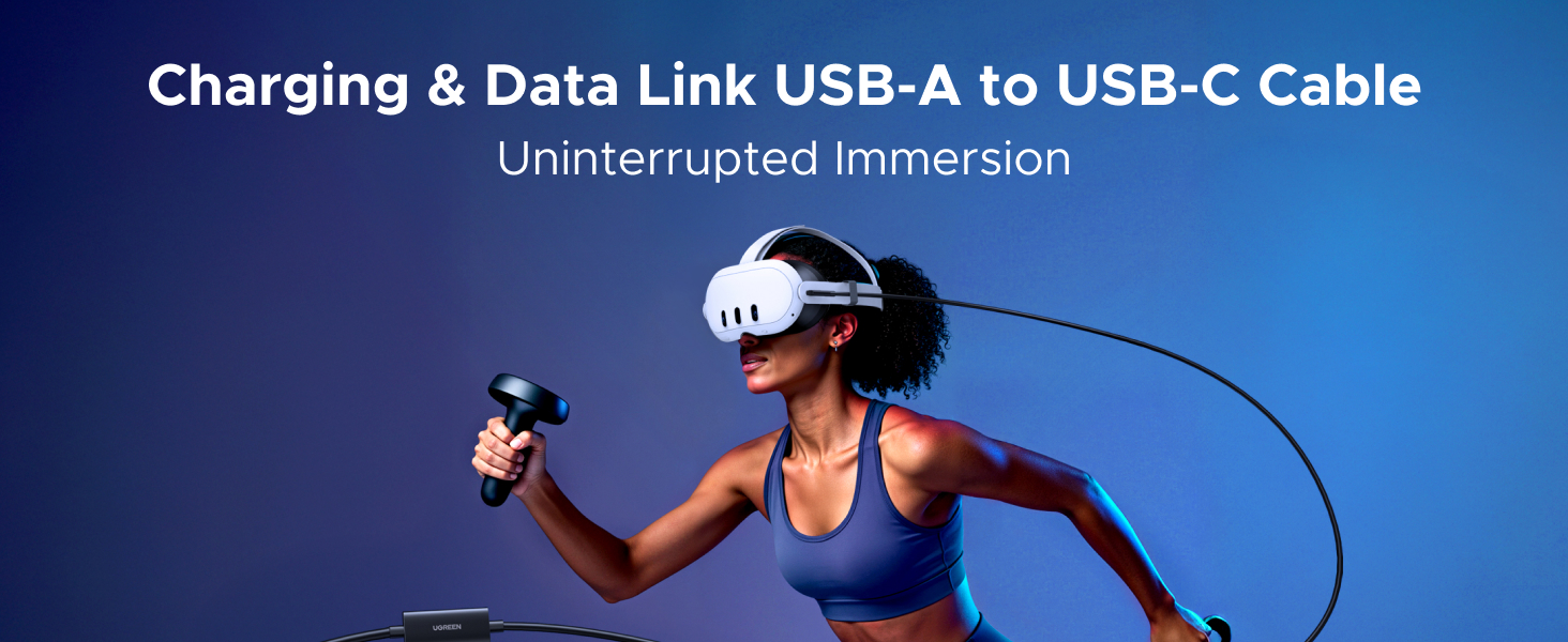 Charging &amp;amp; Data Link USB A to USB C Cable