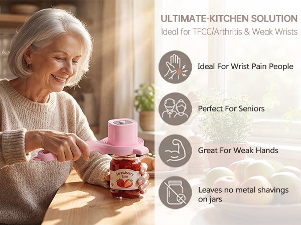 Electric Auto-adjust Jar Opener