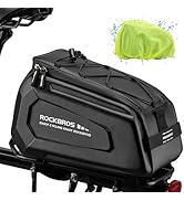 ROCKBROS Bike Rack Bags - Hard Shell Bicycle Rear Rack Bag Large Pannier for Bicycle Rear Rack Ba...
