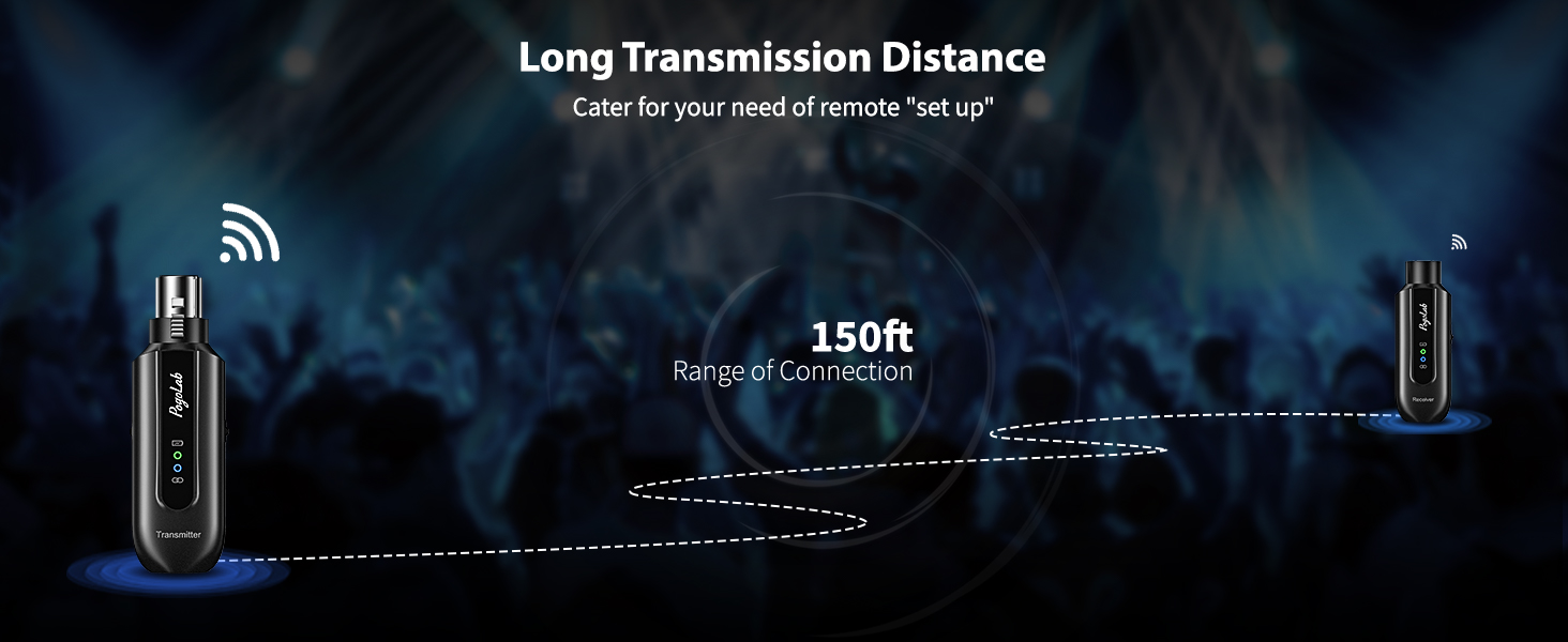 Wireless Microphone Transmitter Receiver