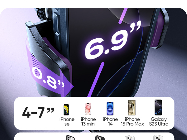 wider deeper car mount for iphone