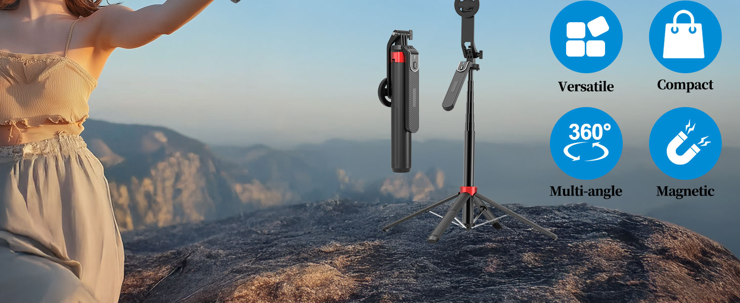 selfie stick tripod with remote