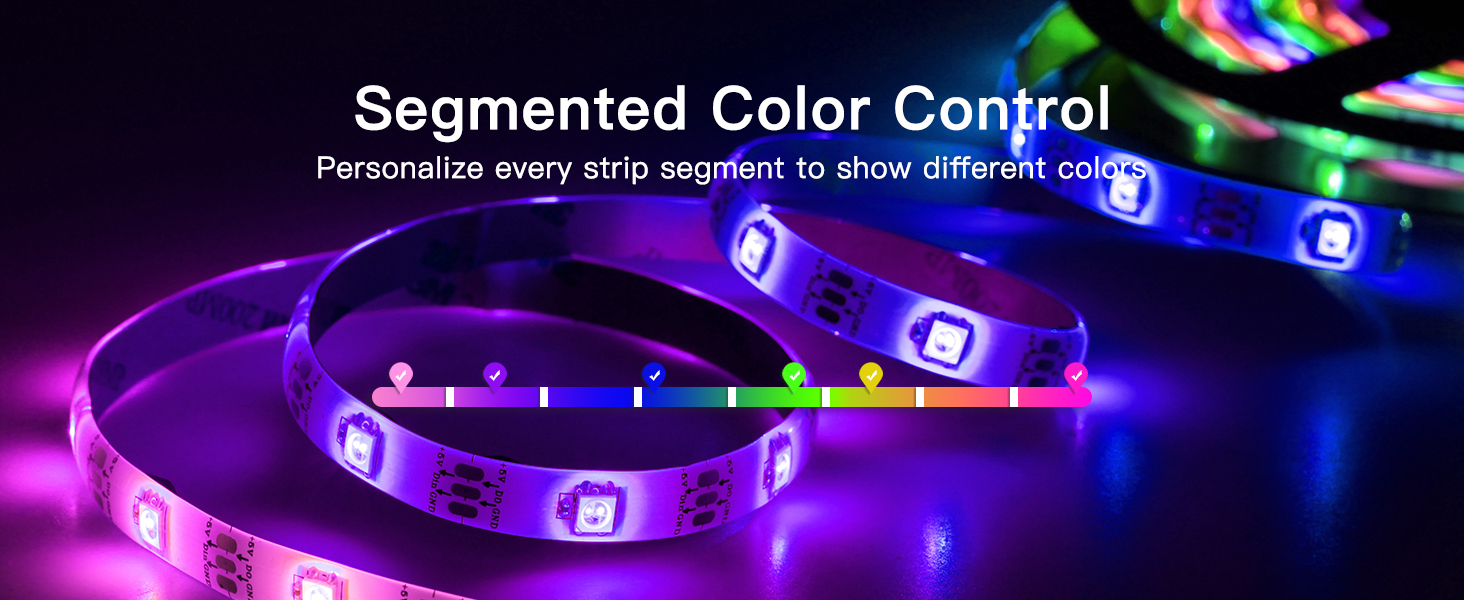 segmented color
