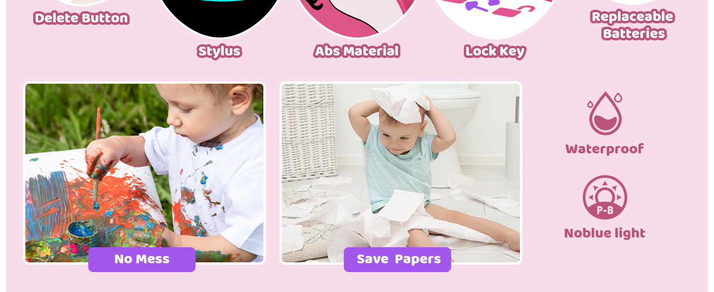 LCD Writing Tablet for kids Doodle Board drawing pad