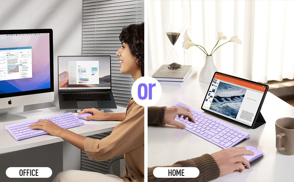 Wireless Keyboard and Mouse Combo,
