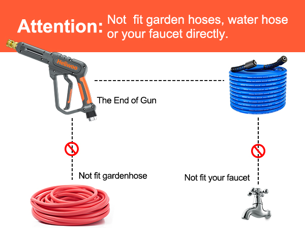 pressure washer hose pressure washer gun