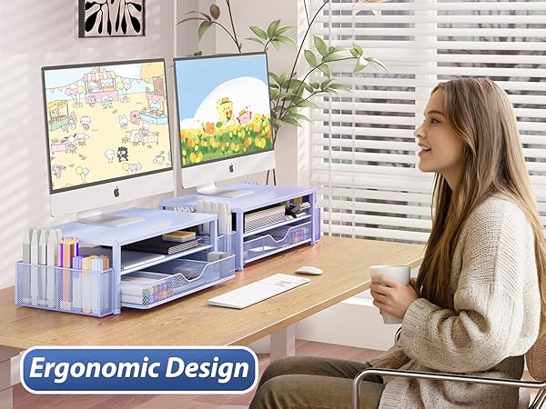 monitor stand for desk organizers and accessories computer stand riser office organization desktop 