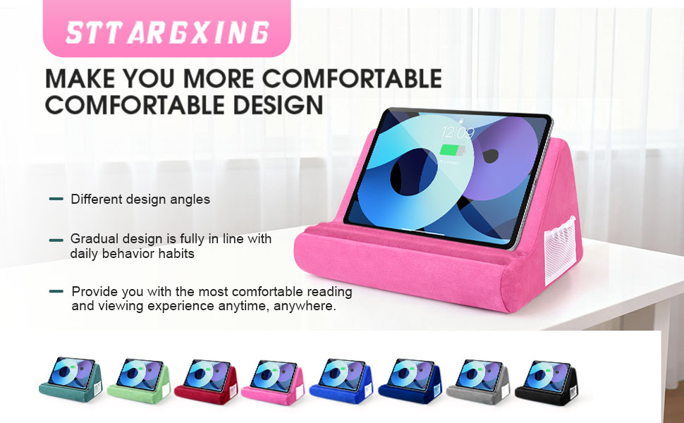 Table stand pillows,Laptop Holder Tablet Laptop Pad Stand Multi-Angle Cushion for Tablets