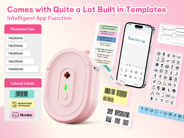 label maker machine with tape label printer labeler label machines