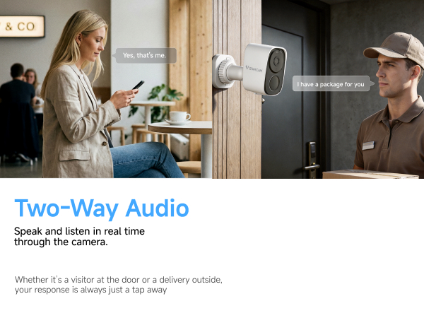 Clear 2-Way Audio
