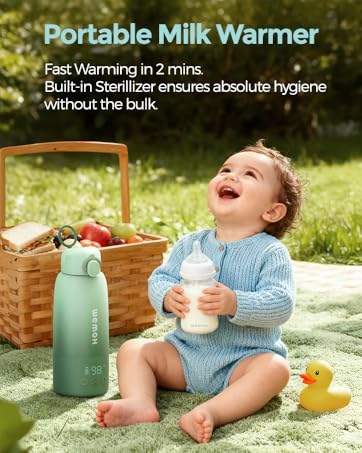 Portable milk warmer