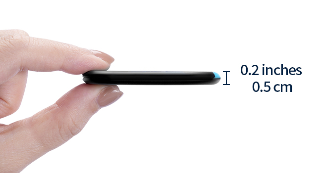 Esky Ultra Slim Key Finder, TV Remote Finders Locator with 80dB Sound 6 Receivers Wallet Trackers