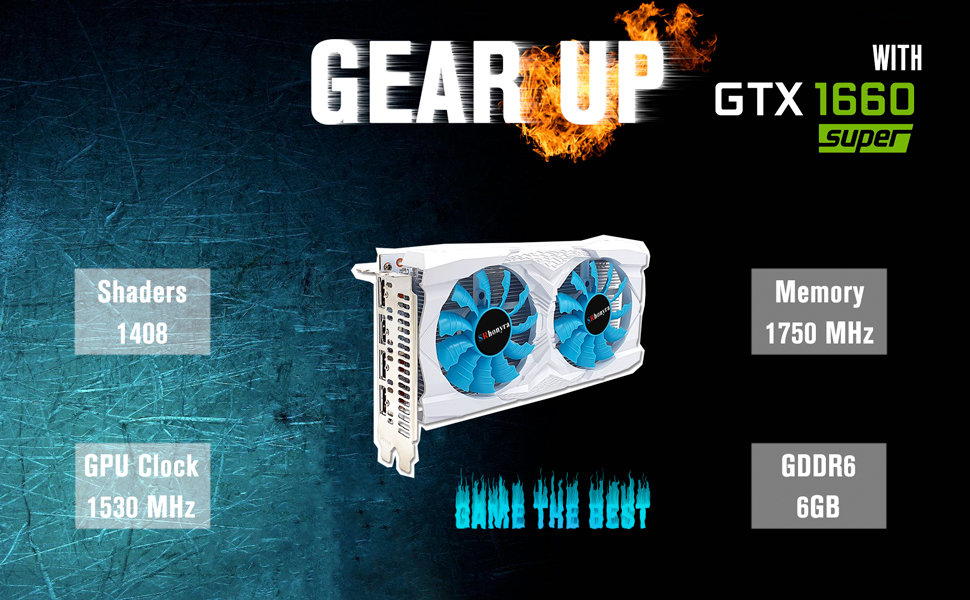 SRhonyra gtx 1660 super 6gb gaming card banner