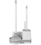 Silkyhose Toilet Brush and Plunger Bathroom Cleaning Tools Combo,3 in 1 Toilet Bowl Brush and Plu...