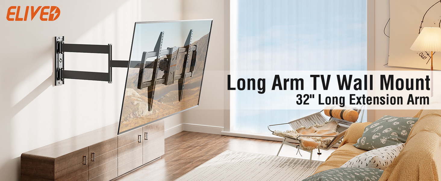 long arm tv mount
