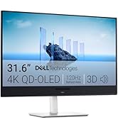 Dell 32 Plus 4K QD-OLED Monitor S3225QC - 31.6-inch (3840 x 2160) 120Hz 0.03ms Display, AI-Enhanc...