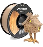 Creality Wood Filament PLA, Dark Brown PLA Filament 1.75mm, Dimensional Accuracy +/- 0.03mm, Warp...