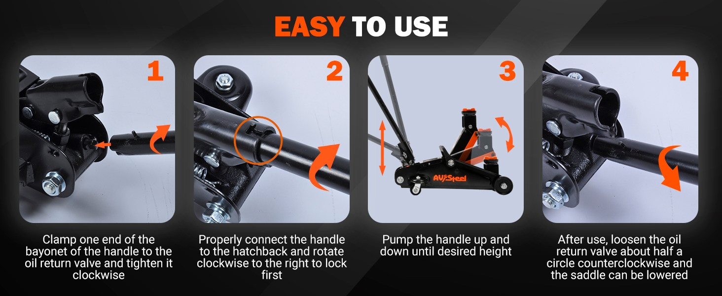 floor jack with storage case