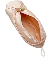 Yjcnelcr Ballet Shoes Makeup Bag,Small Cosmetic Bag Pink,Pencil Case,Small Travel Makeup Bag,Port...
