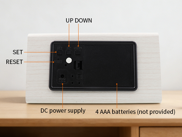 digital clock with temperature