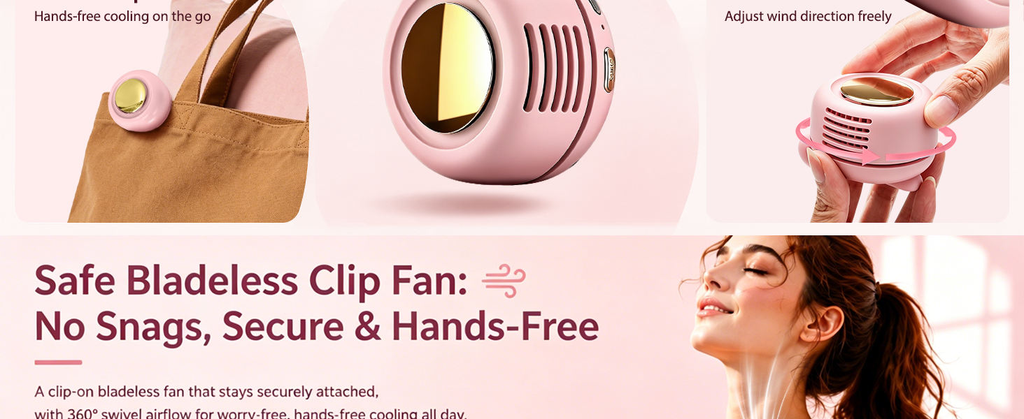 Portable Clip-On Fan