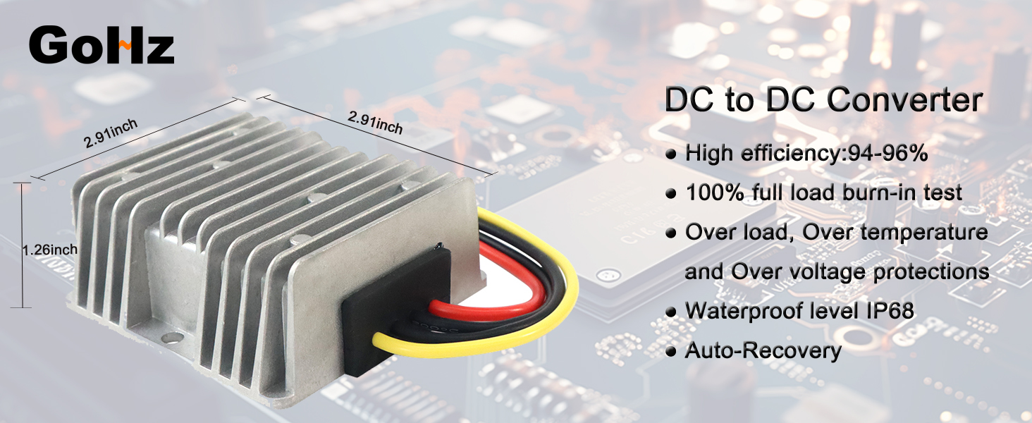 GoHz banner-dc to dc converter