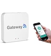 BIWIBON Smart Door Knob Wi-Fi Gateway,Bluetooth Fingerprint Door Lock Wi-Fi Bridge with Tuya Smar...