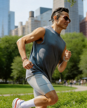 best running headphones open ear headset headphones cycling open ear sports headphones