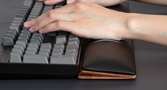 wood wrist rest