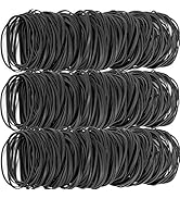 AIWOQI Rubber Bands size #33 Approximately 220 pcs Elastic Rubber Band #33 Rubber Band Black for ...