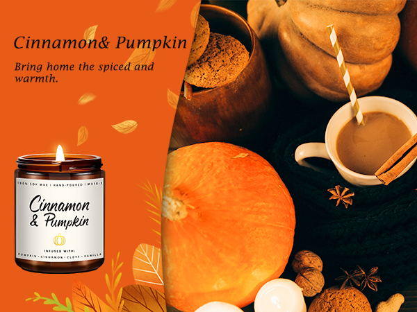 Pumpkin Spice Scented Candle
