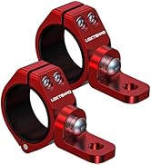 LOKTENWO 2 PCS Solid Heavy Whip Light Mount 360°Adjustable Light Bar Mounting Bracket, Aluminum A...