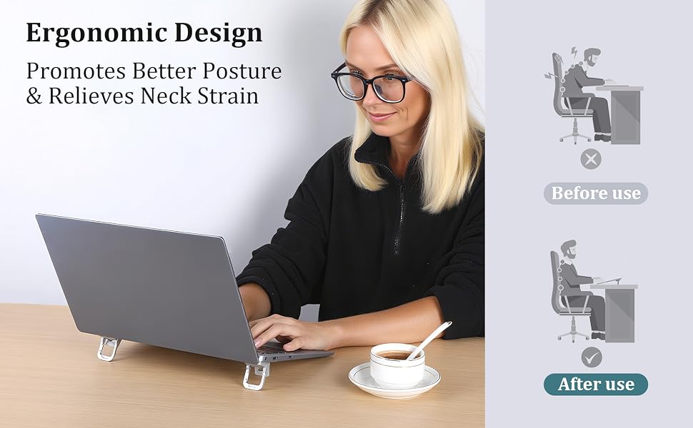 Ergonomic Design Promotes Better Posture &amp;amp; Relieves Neck Strain