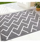 OLANLY Front Door Mat, Non-Slip Rubber Backing, Dirt Resistant and Absorbent, Washable, Easy to C...