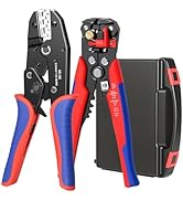 Wire Stripper and Crimping Tool Kit, Amliber Self-Adjusting Automatic Wire Stripper Tool for AWG ...