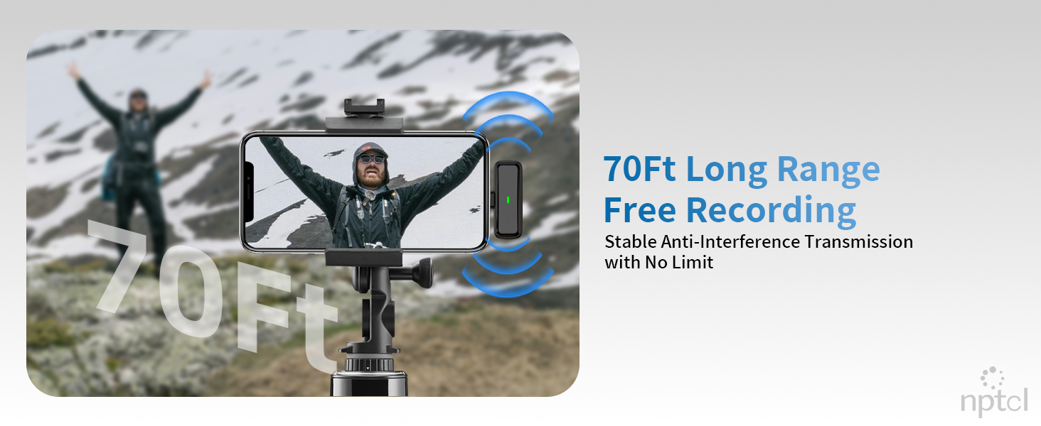 70ft long range wireless microphone